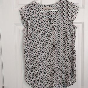 Loft Printed Sleeveless Top